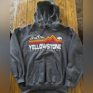 Prairie Mountain Yellowstone National Park Hoodie